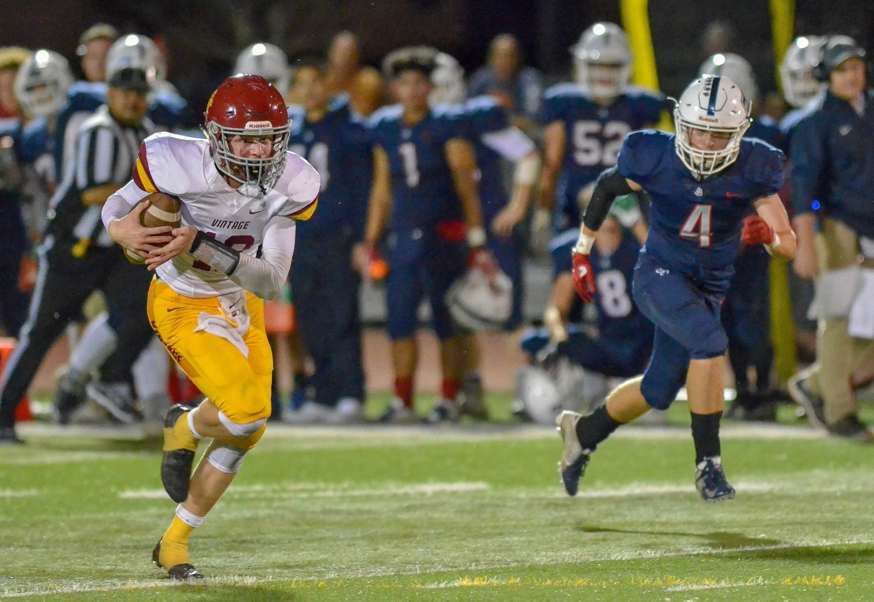 Vintage at Justin-Siena football